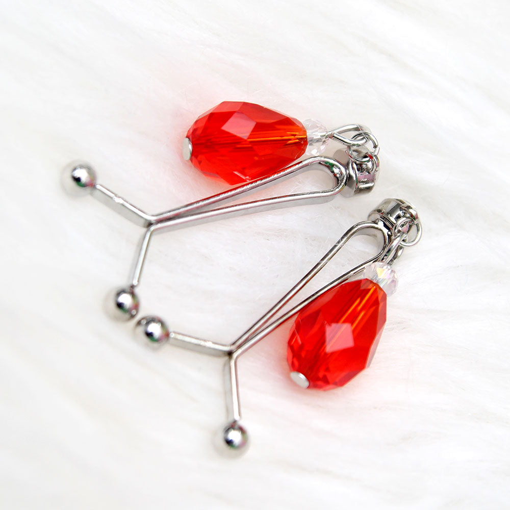 Red Scarf pin Z-8