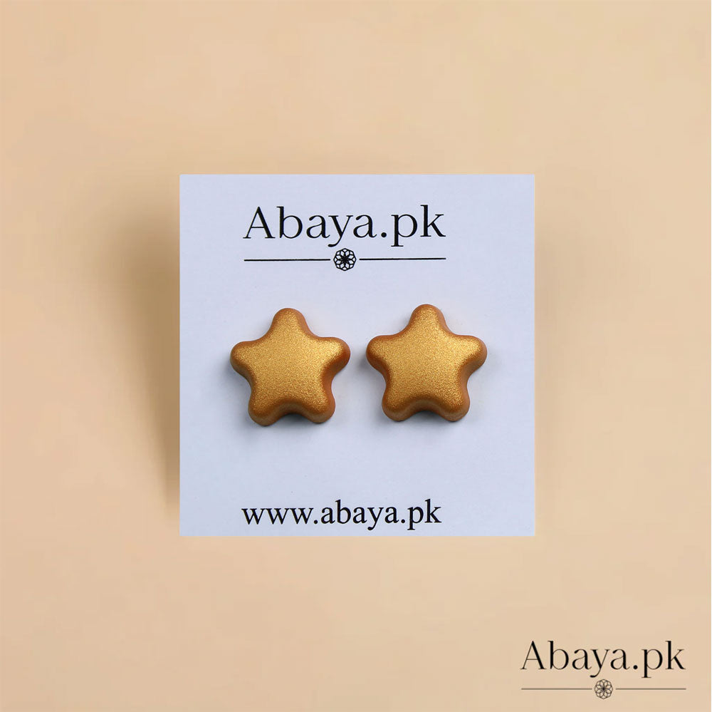 MATTE Star - GOLDEN MAGNET PINS