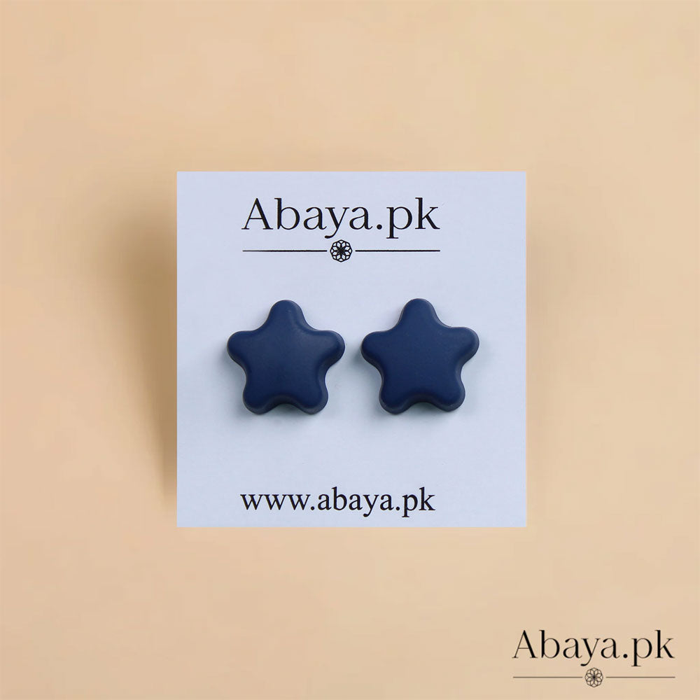 MATTE Star - BLUE MAGNET PINS