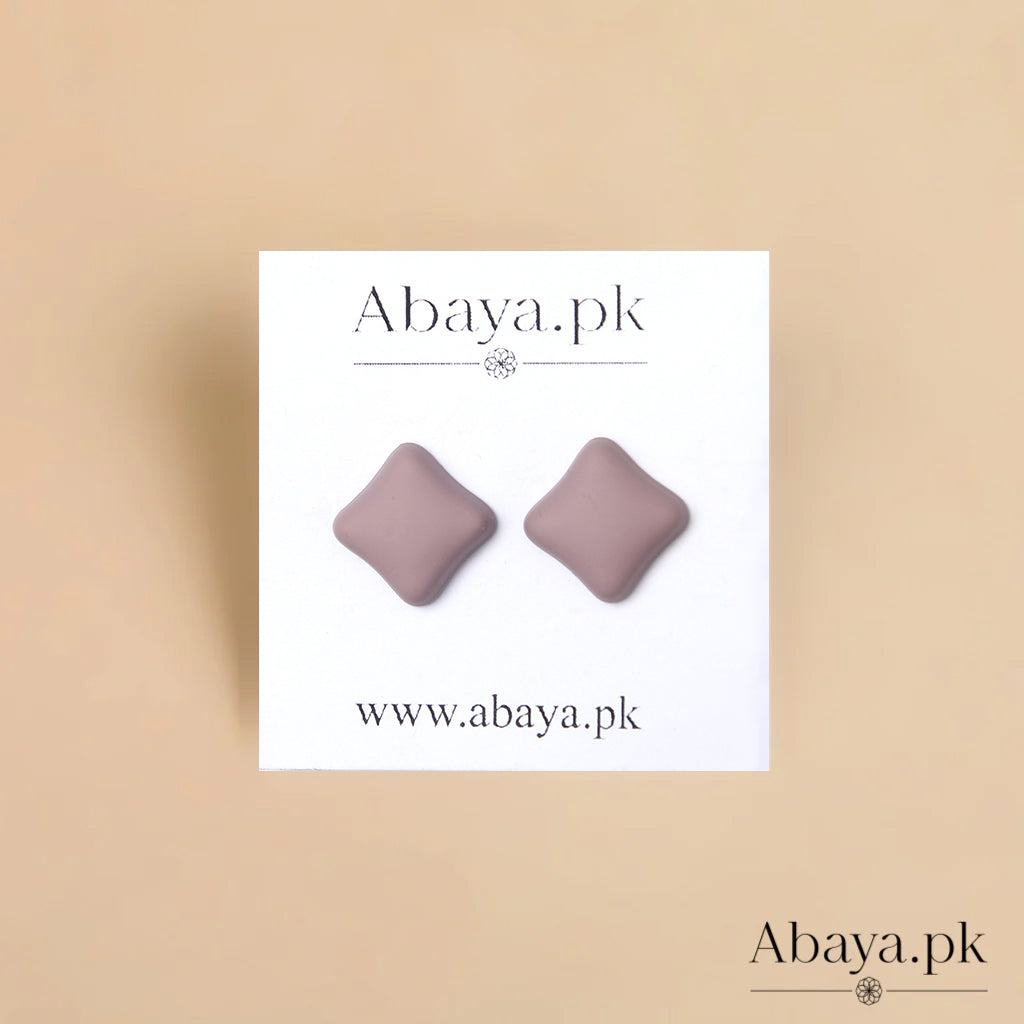 Matte Squre - Mauve Magnet Pins
