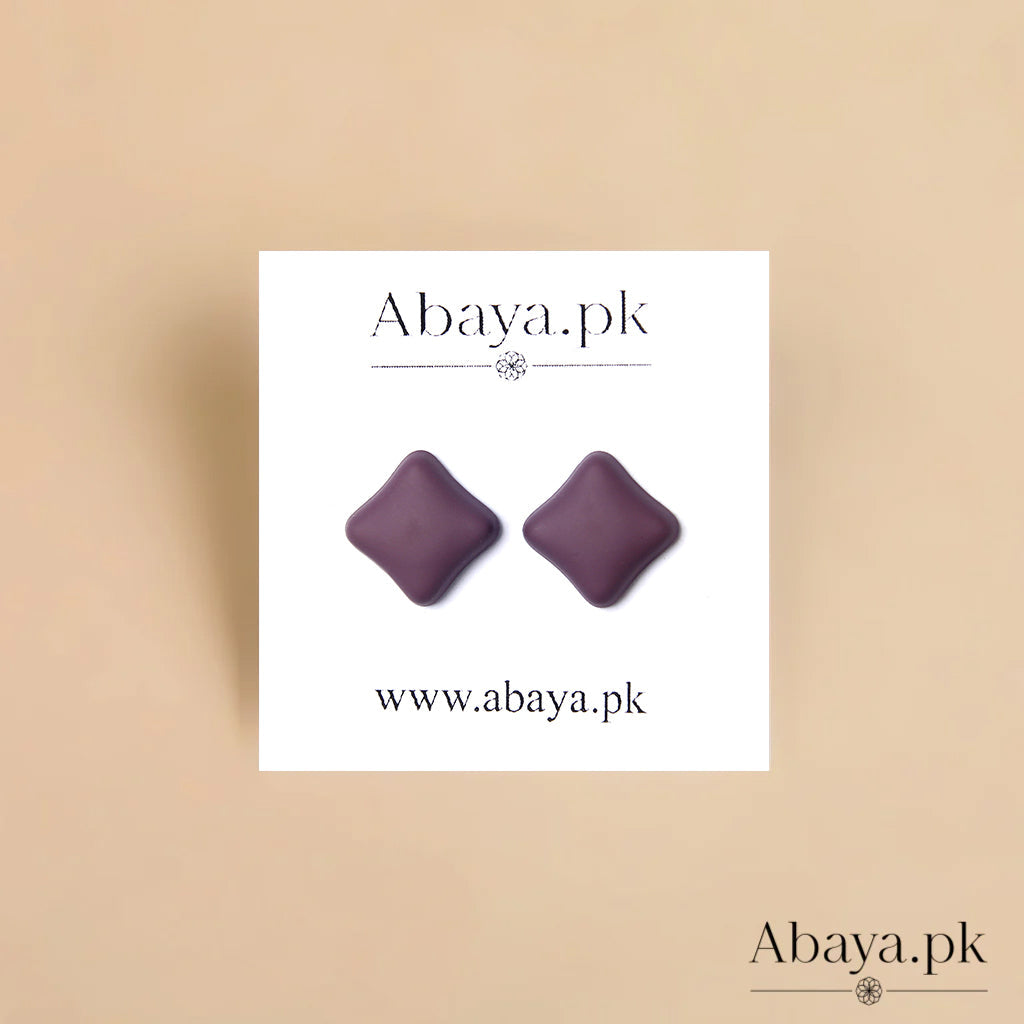 Matte Squre - cool Purple Magnet Pins