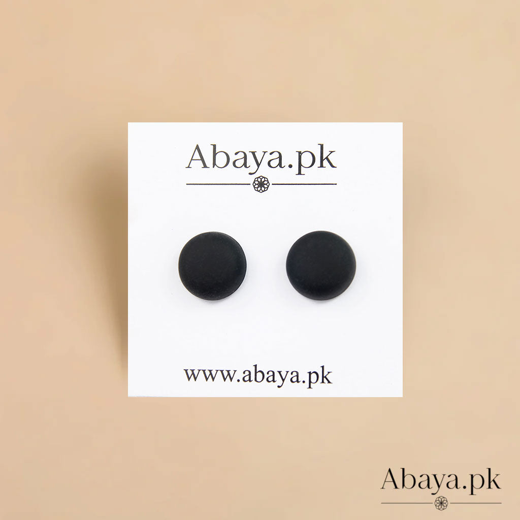 Matte Circlet - Rose Black Magnet Pins