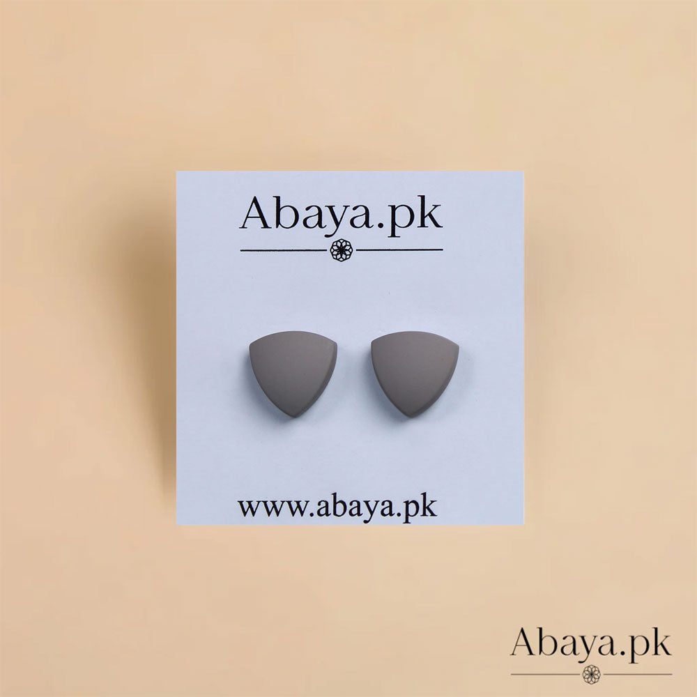 MATTE TRIANGLE - GREY MAGNET PINS