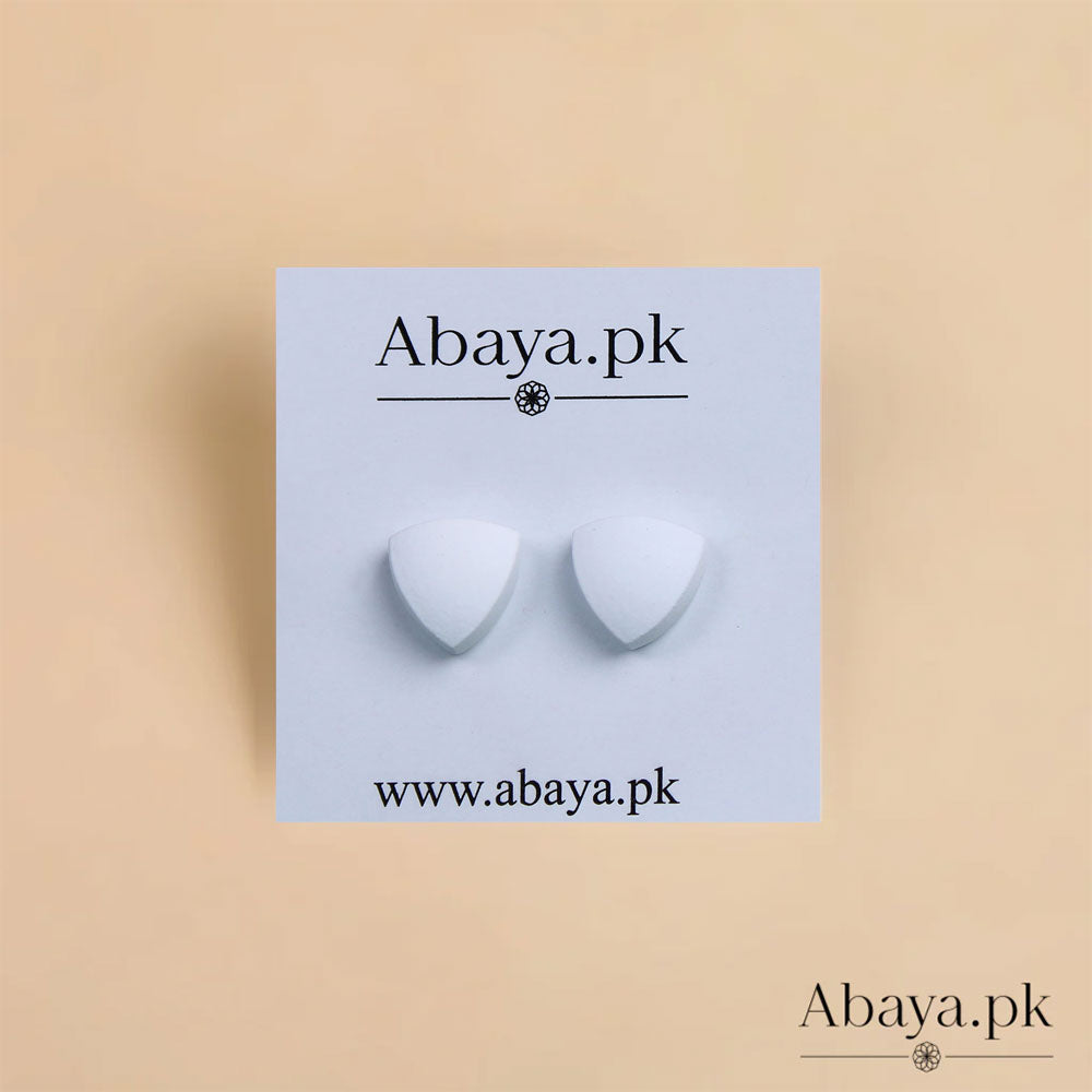 MATTE TRIANGLE - WHITE MAGNET PINS