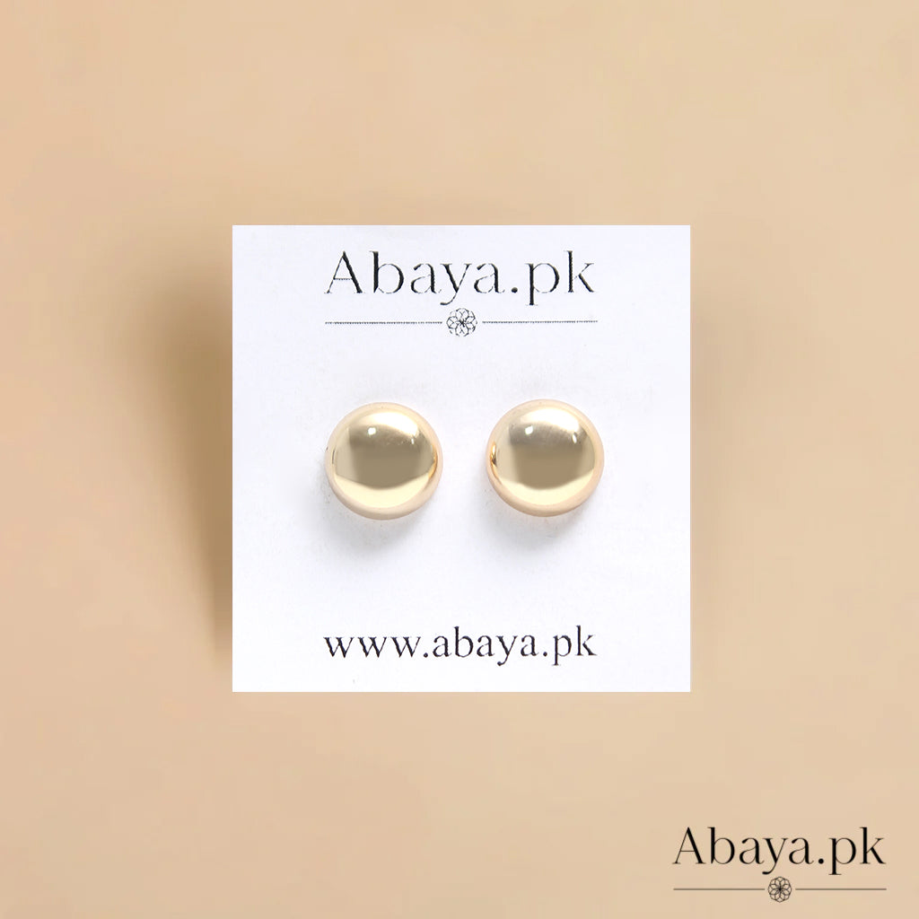 GLEAMING CIRCLES- DUSTY GOLD MAGNET PINS