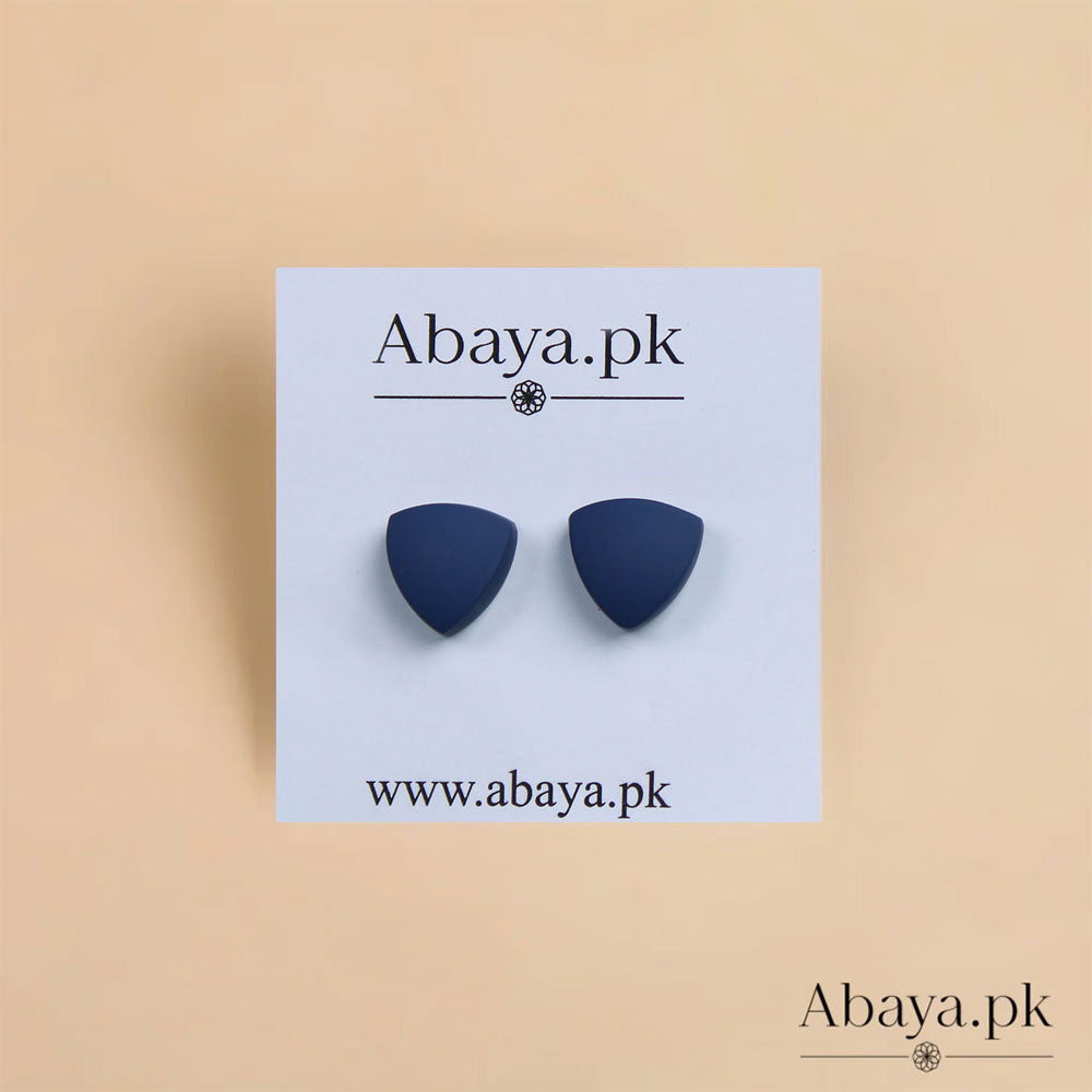 MATTE TRIANGLE - BLUE MAGNET PINS