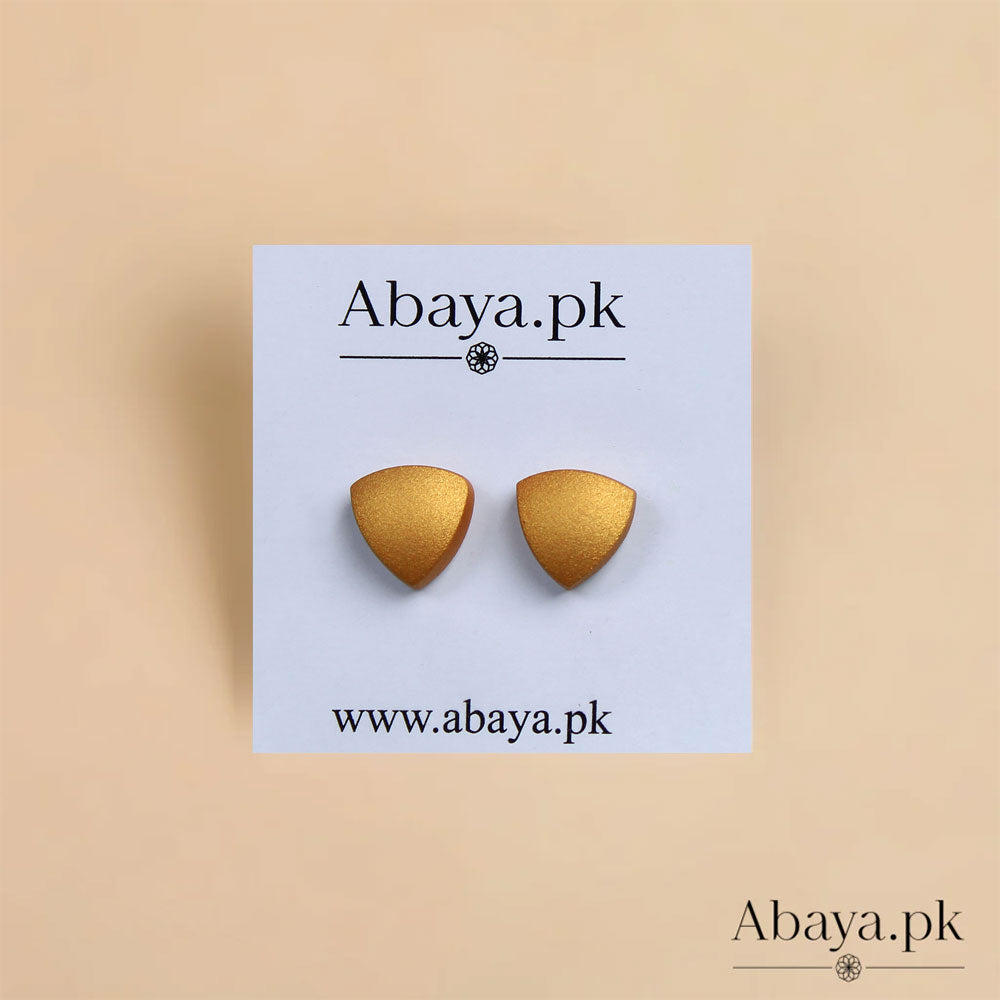 MATTE TRIANGLE - GOLDEN MAGNET PINS