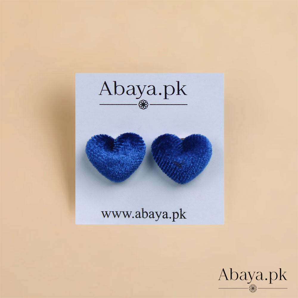 VELVET HEART - BLUE MAGNET PINS