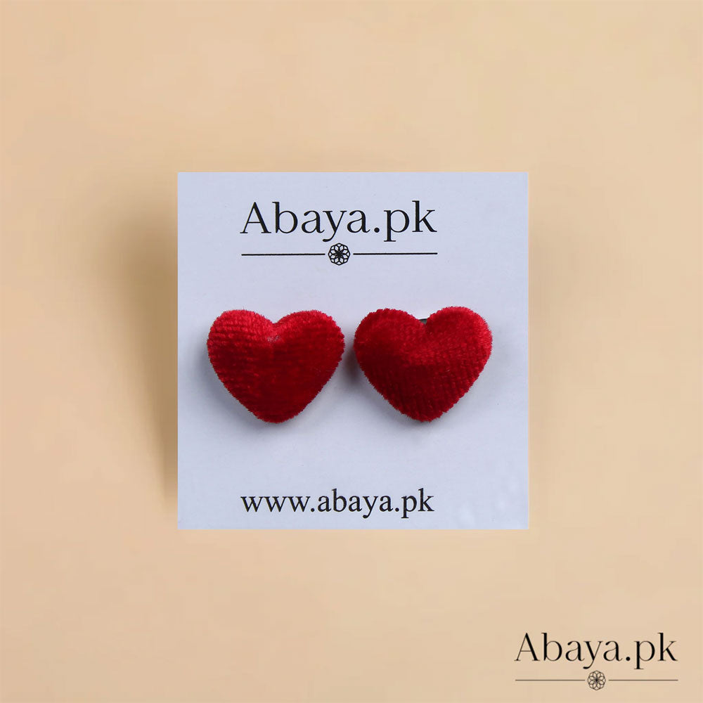 VELVET HEART - RED MAGNET PINS