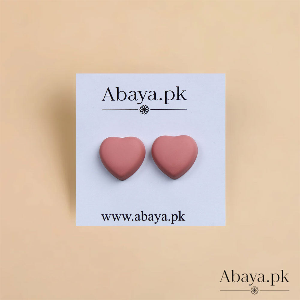 MATTE HEART - PINK MAGNET PINS