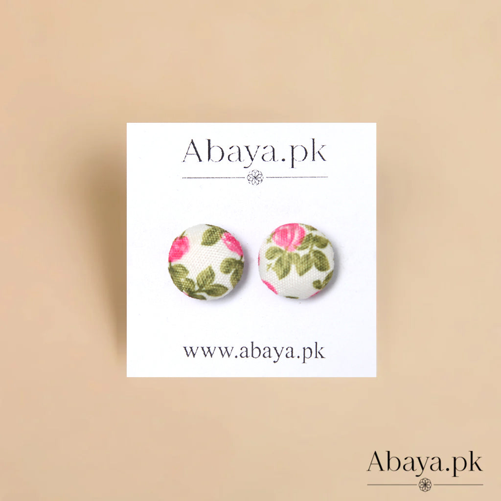 Printed Circlet - Pale white Magnet Pins