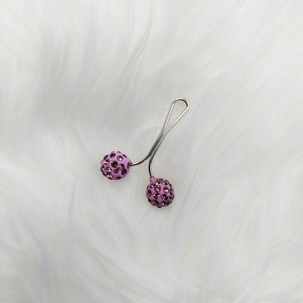Crystal Violet pin-less Hijab Pin