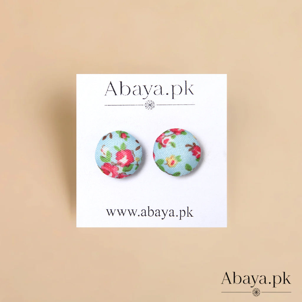 Printed Circlet - Sky Blue Magnet Pins