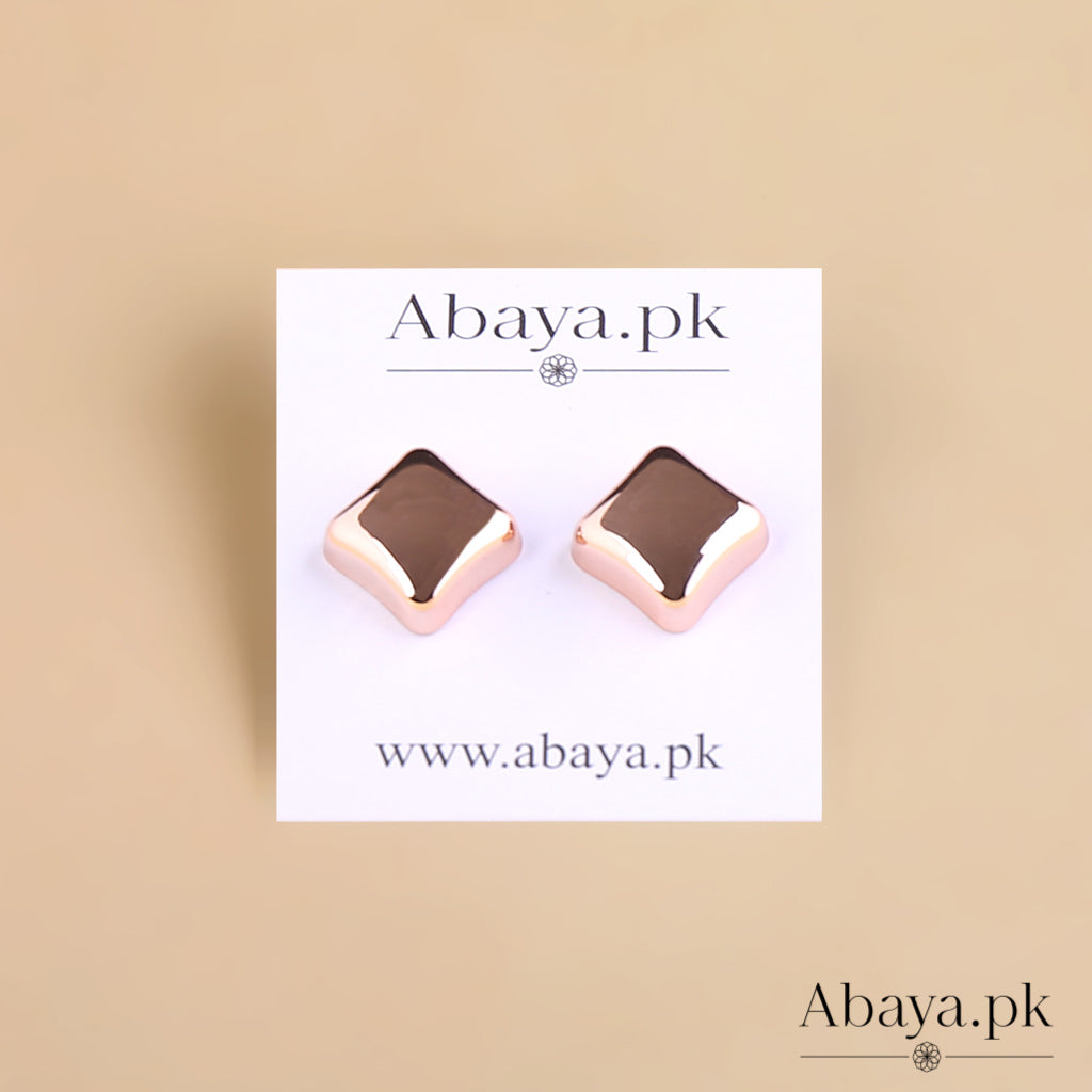 Gleaming Squares- Rose Gold Magnet Pins