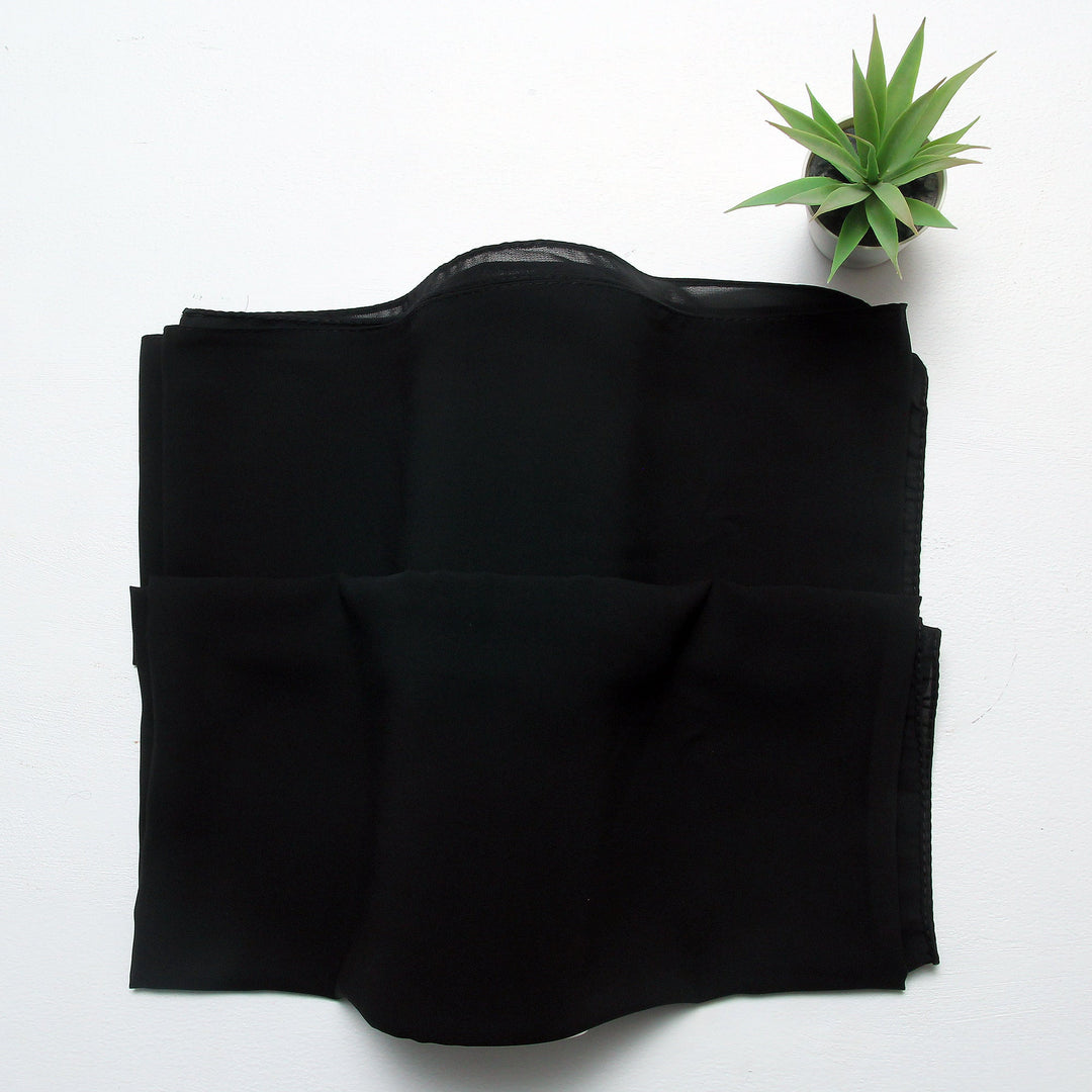 Turkish Chiffon-Black