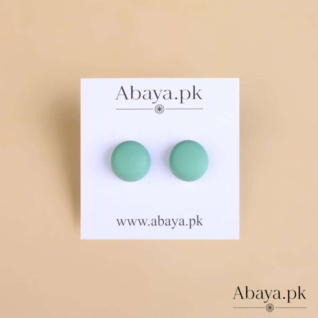 Matte Circlet- Leaf Green Magnet Pins
