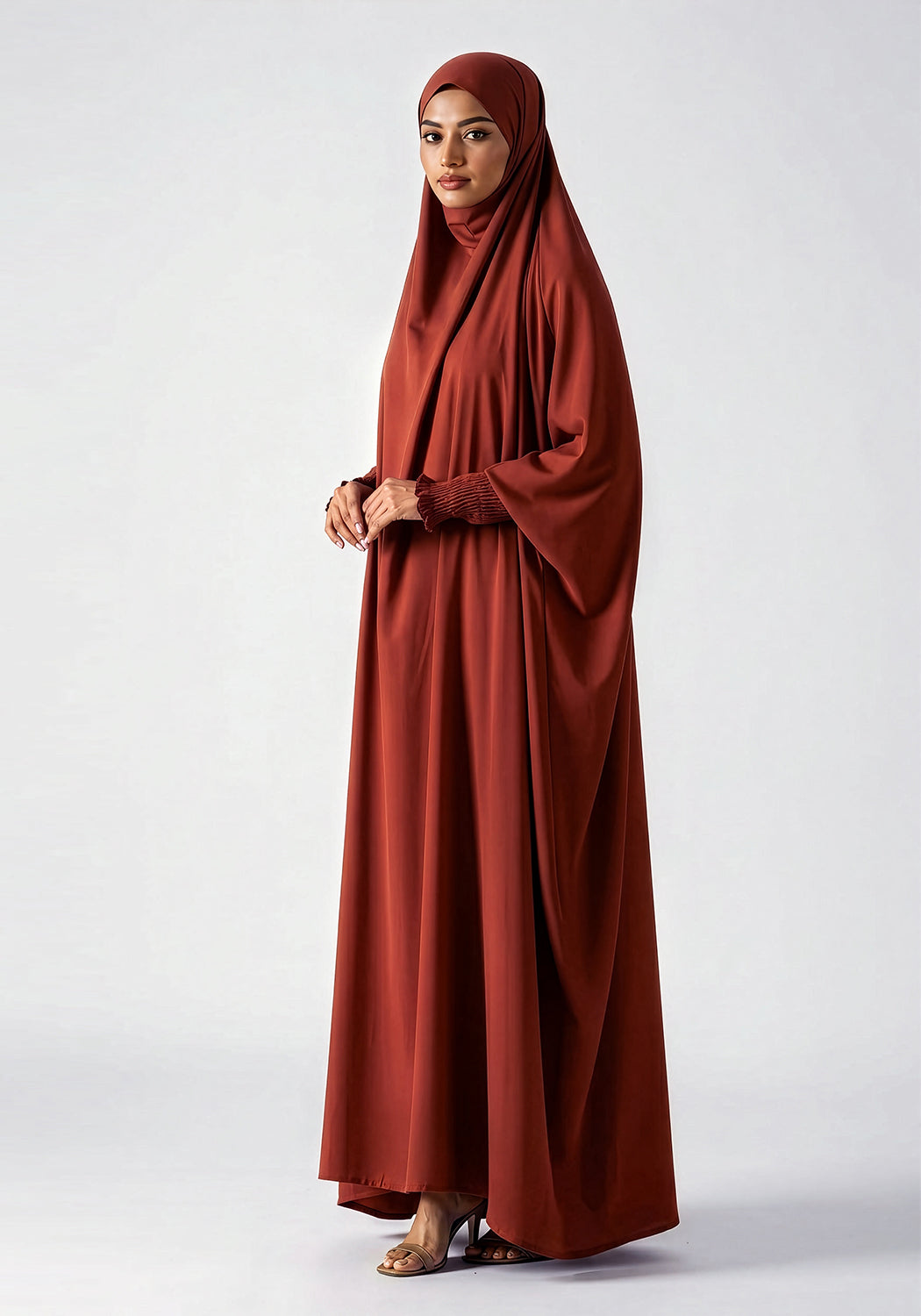 Saudi Jilbab - Autumn Rust