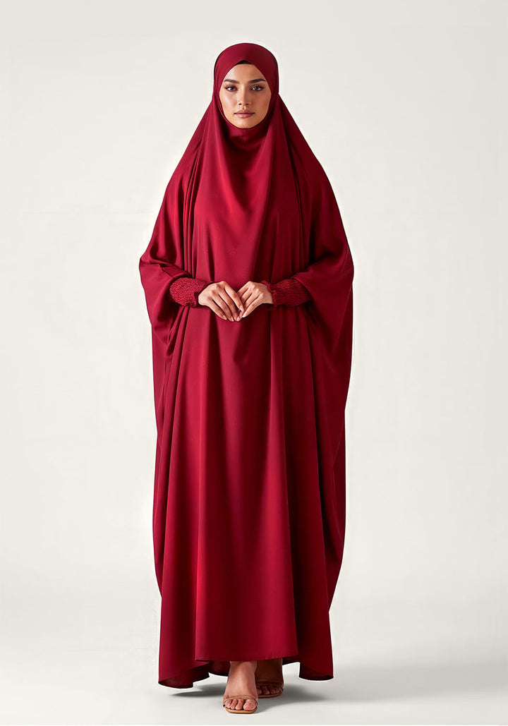 Saudi Jilbab - Maroon