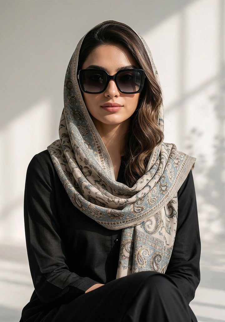 Kani handwoven Hijab - Fawn