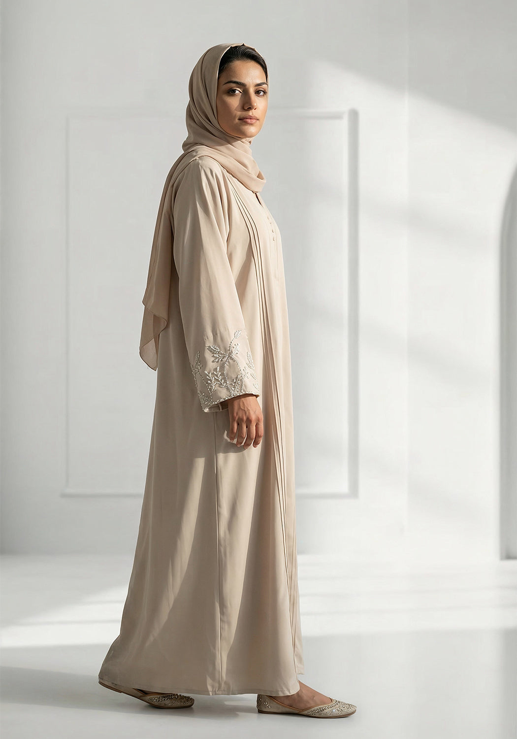 Skin Handwork Abaya