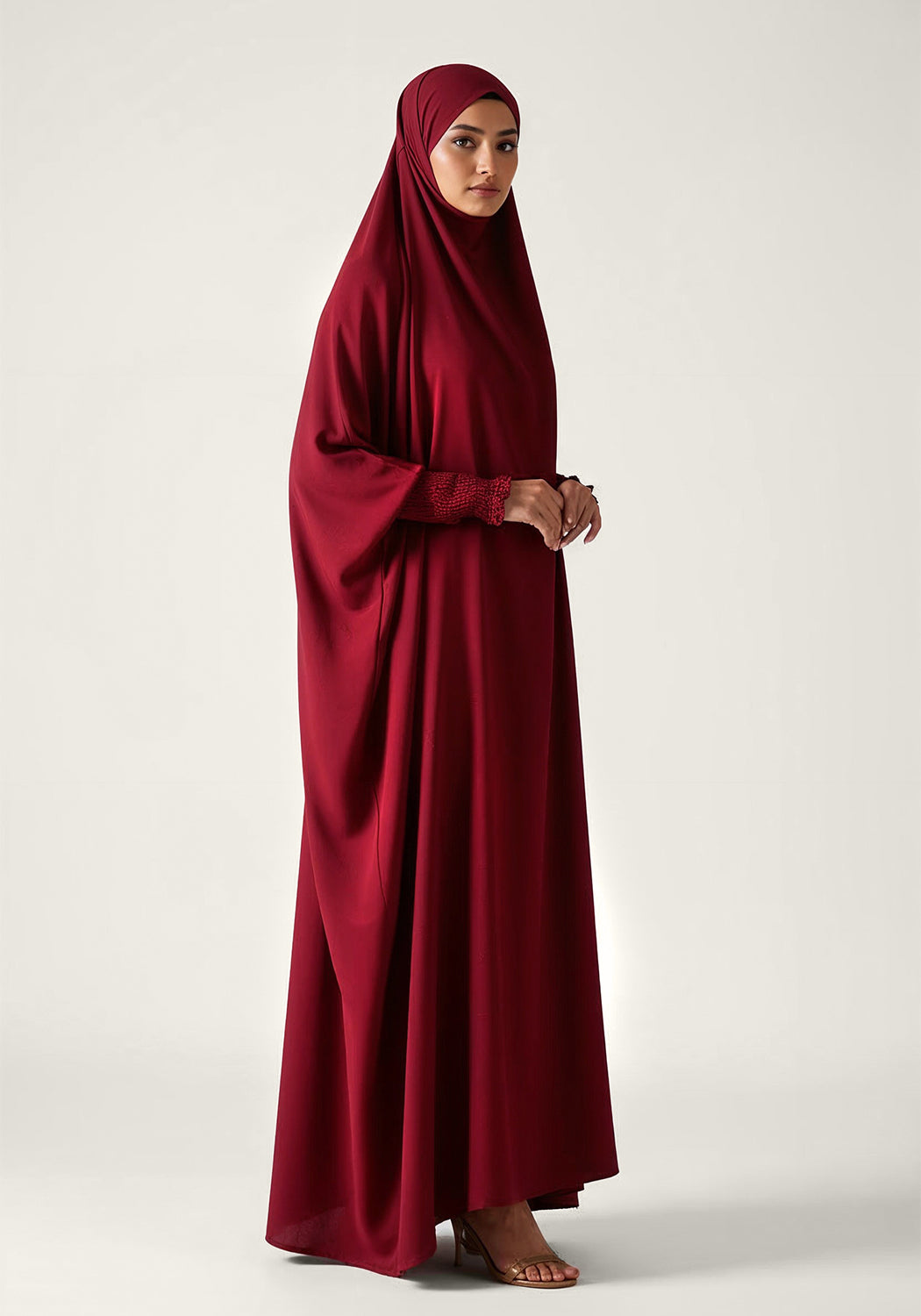 Saudi Jilbab - Maroon