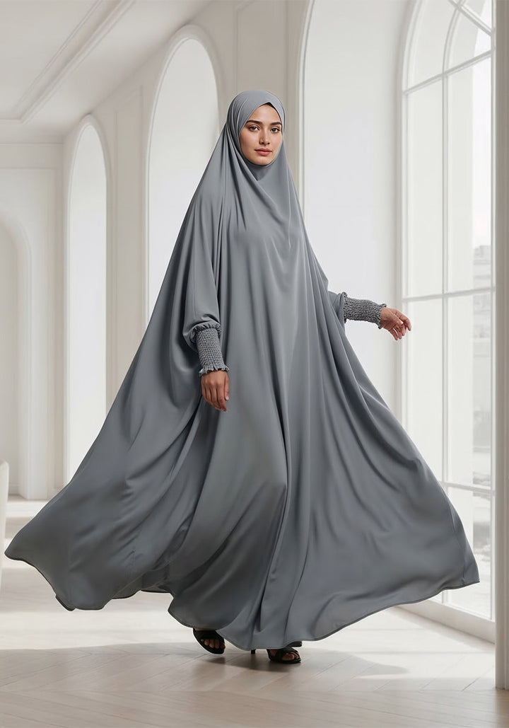 Saudi Jilbab - Grey