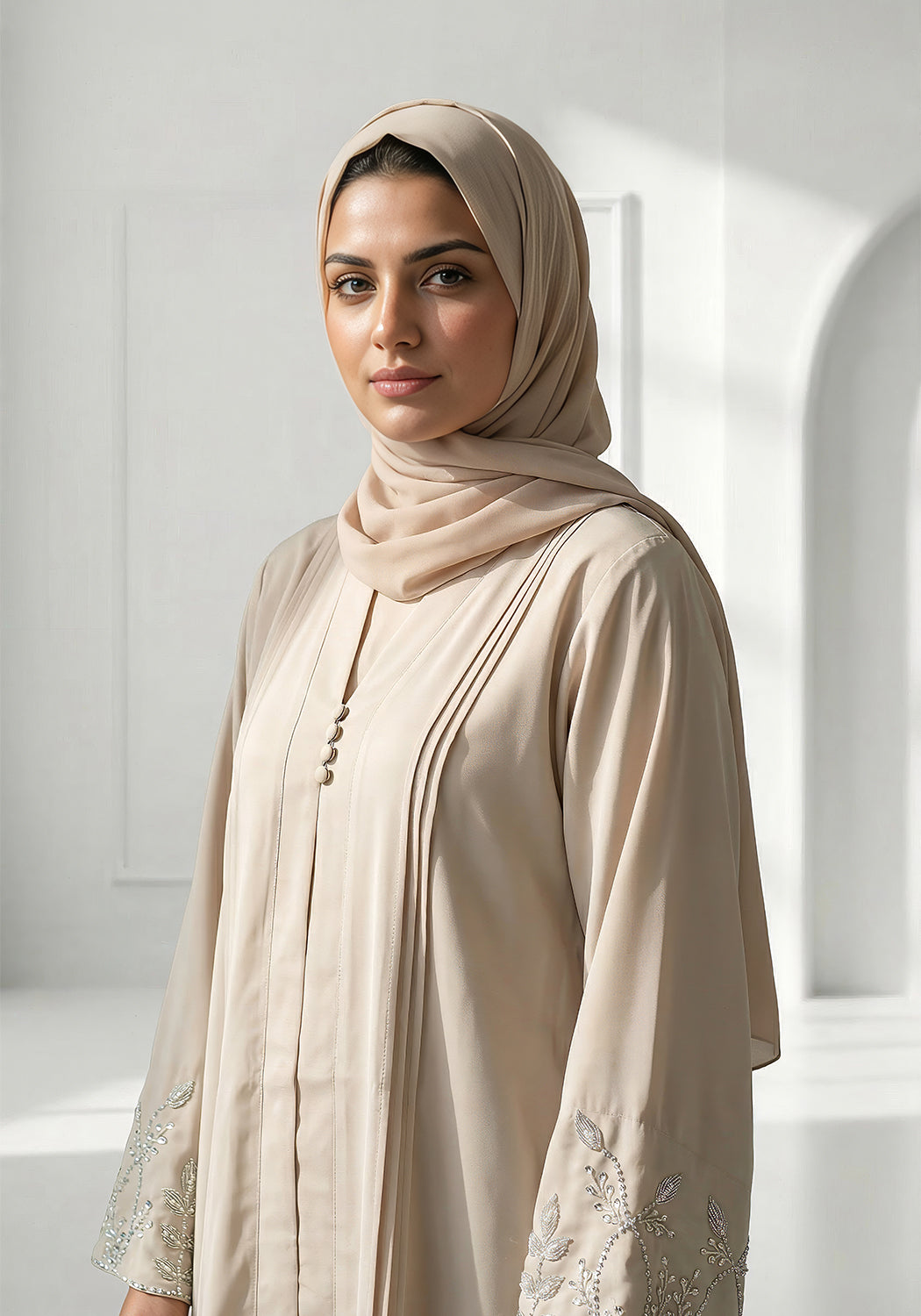 Skin Handwork Abaya