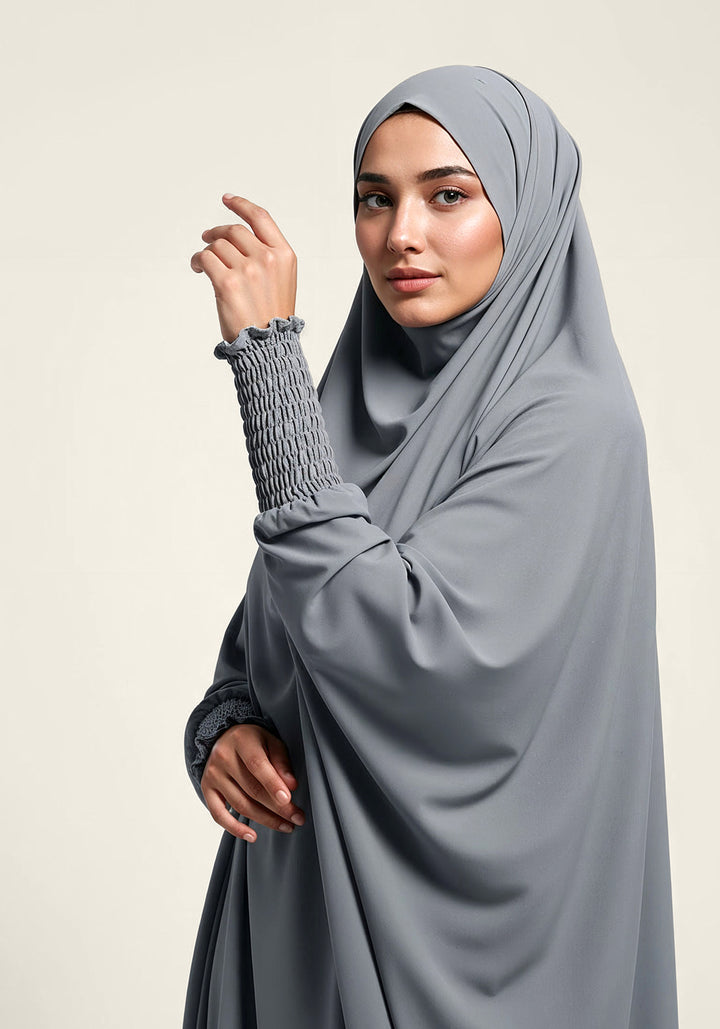 Saudi Jilbab - Grey