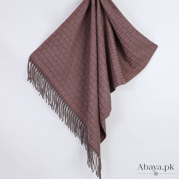 Flower Cashmere Hijab -  Tea Pink