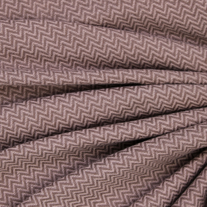 ZigZag Cashmere Hijab - Pink-Brown
