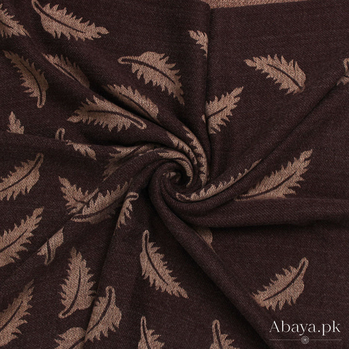 Leaf Cashmere Hijab - Coffee