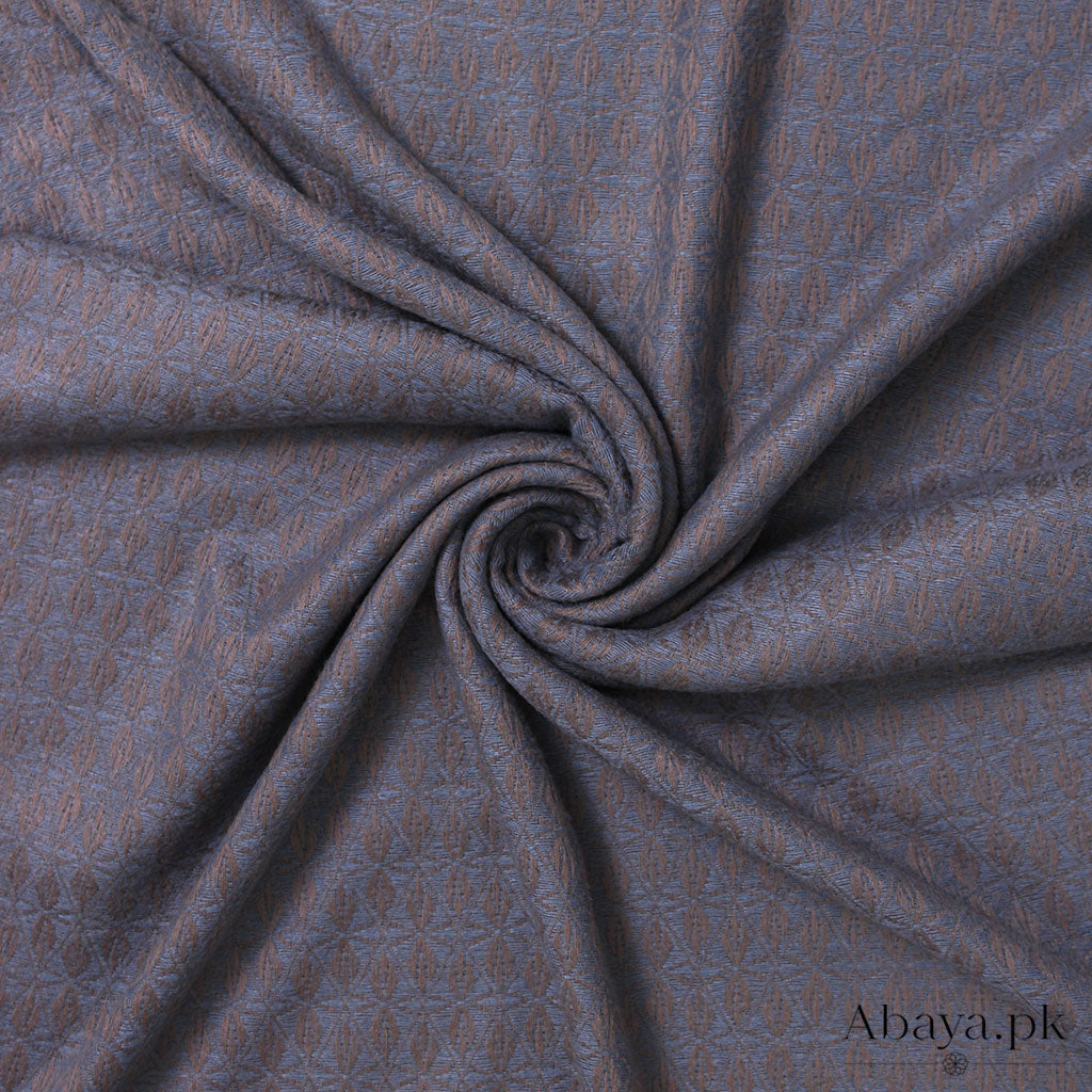 Flower Cashmere Hijab - Grey
