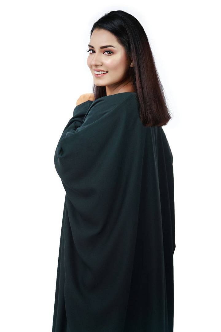 GREEN BUTTERFLY GOWN ABAYA