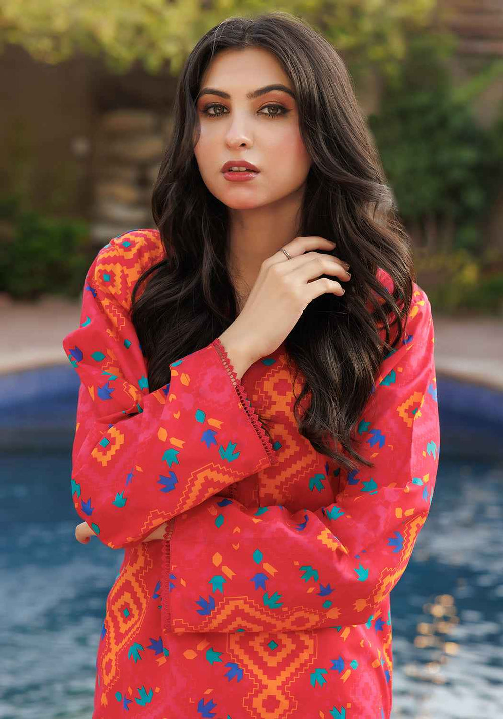 Sedona -2 PC Stitched Lawn Suit | Timeless Bloom - Zarasi.pk