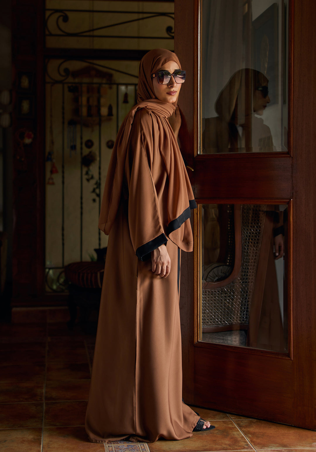 Pristine Caramel Abaya | The Classic Edits