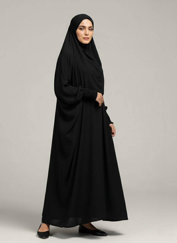 Saudi Jilbab  - Black