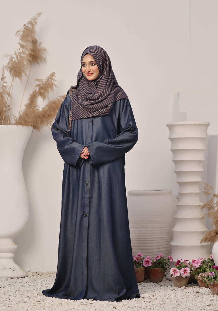 Denim Blue Abaya