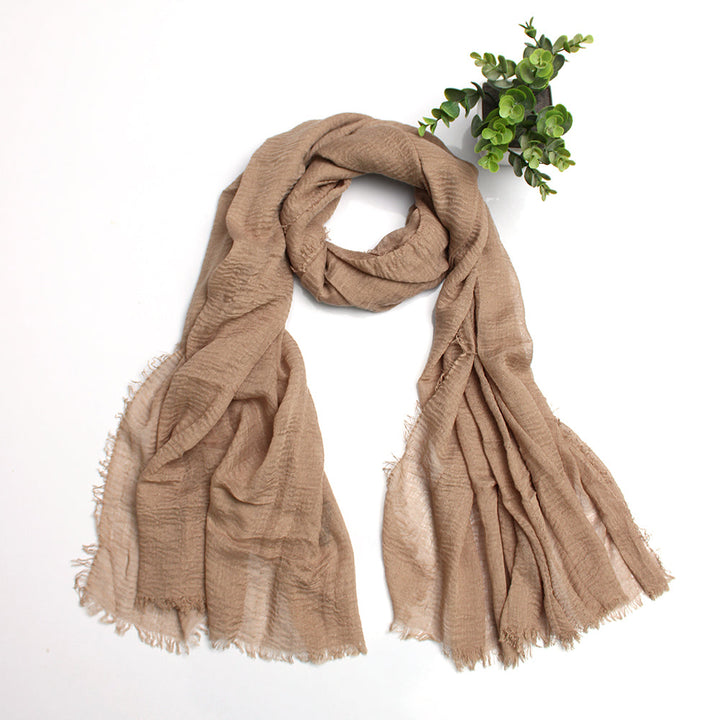 Sand stone Crimps Hijab