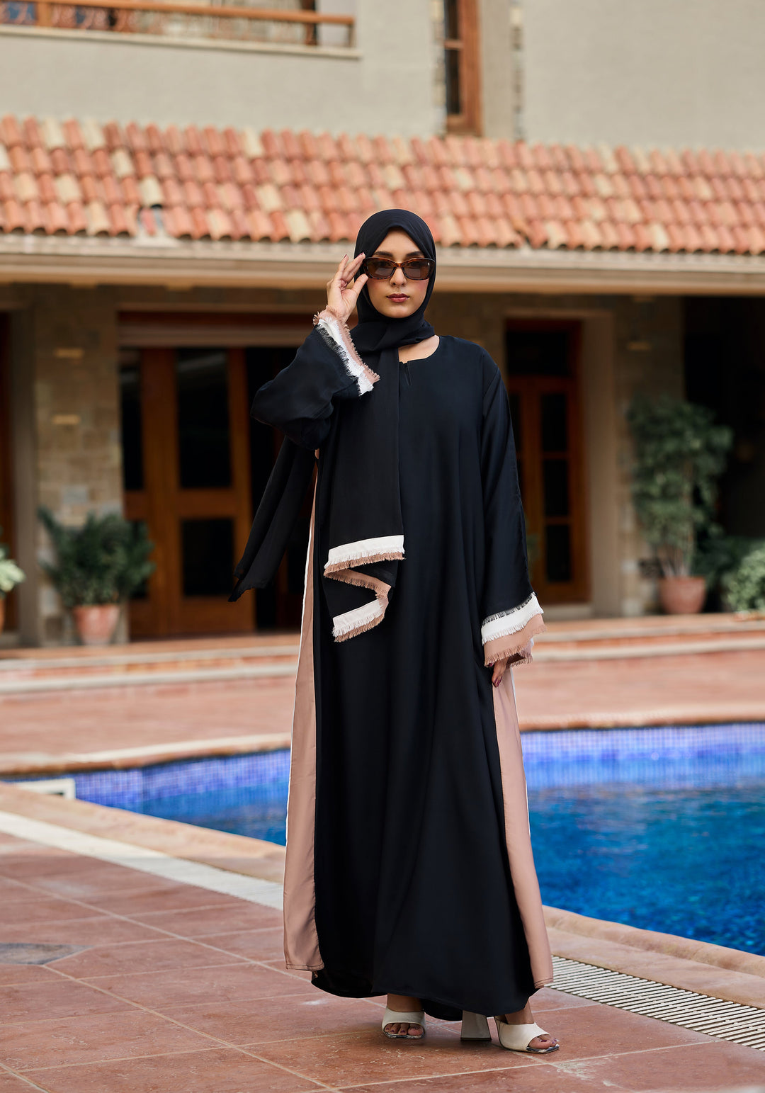 Black Refill Abaya | Velora