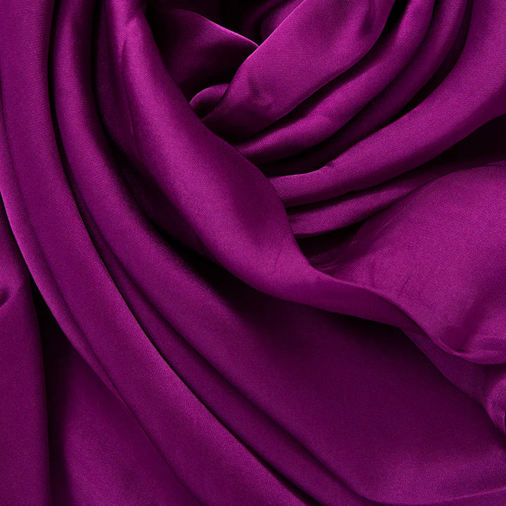 Marketa Silk Hijab - Purple