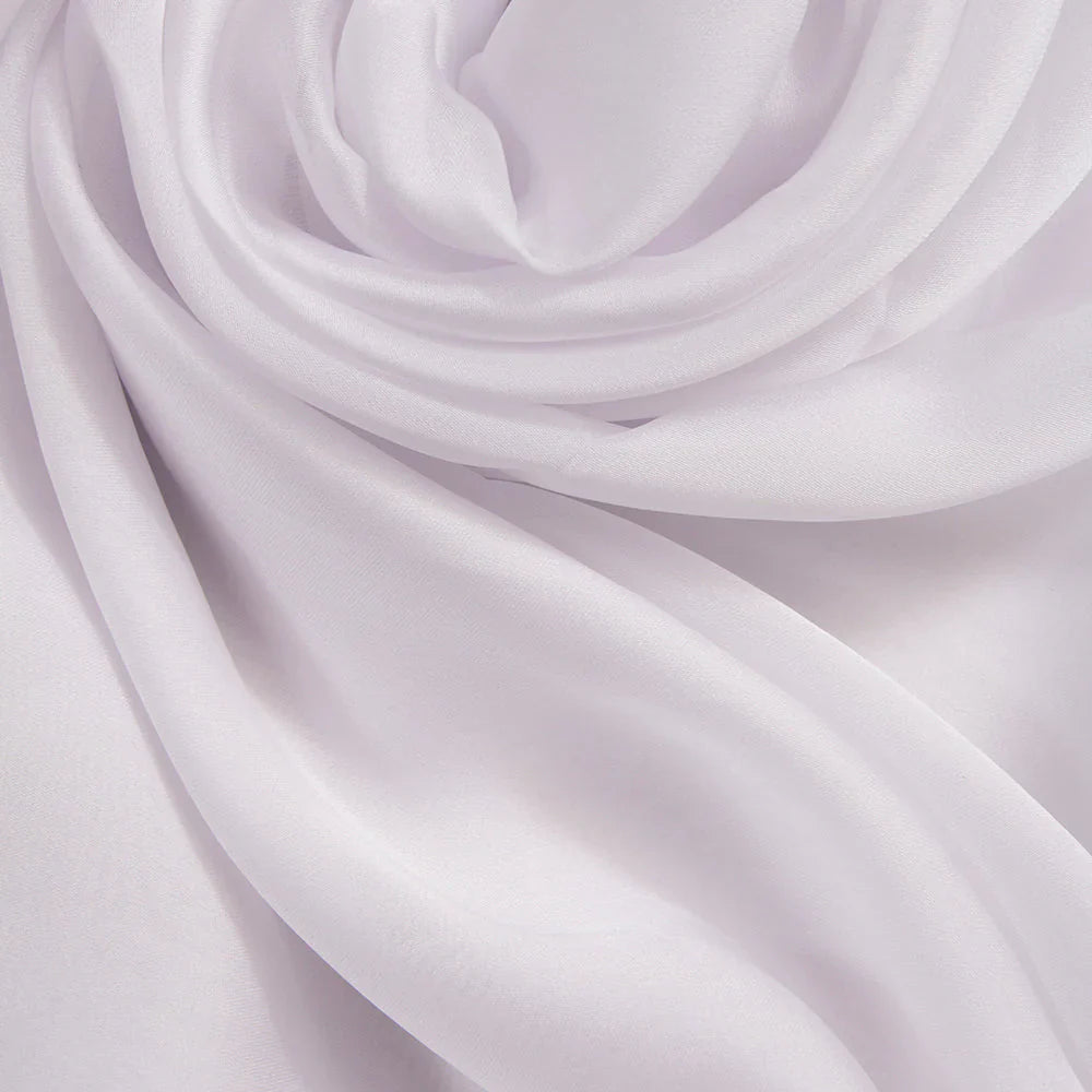 Marketa Silk Hijab - White