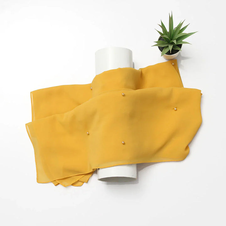 Maya Chiffon Hijabs - Yellow
