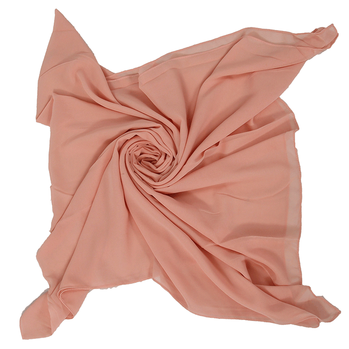 Shades Of Orange Chiffon Hijabs