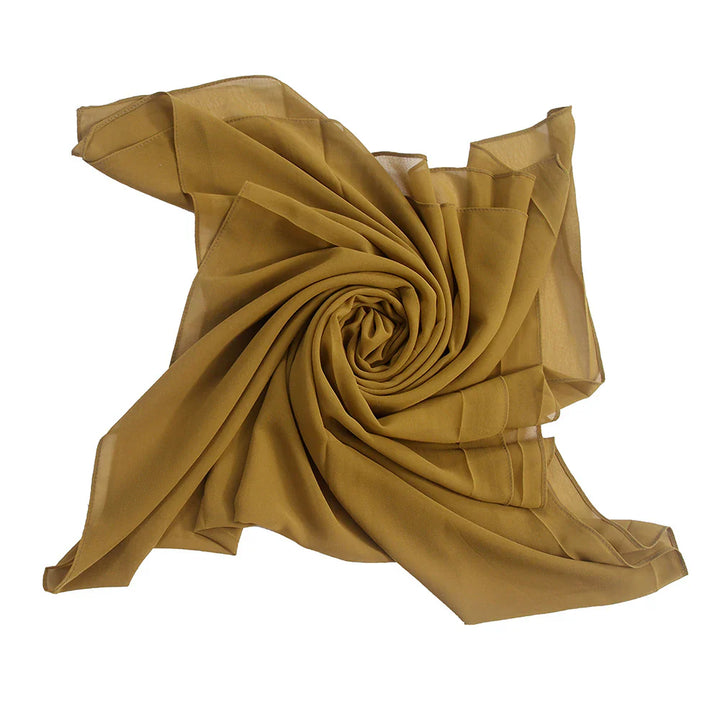 Anahita Chiffon Hijab - Yellowish Green