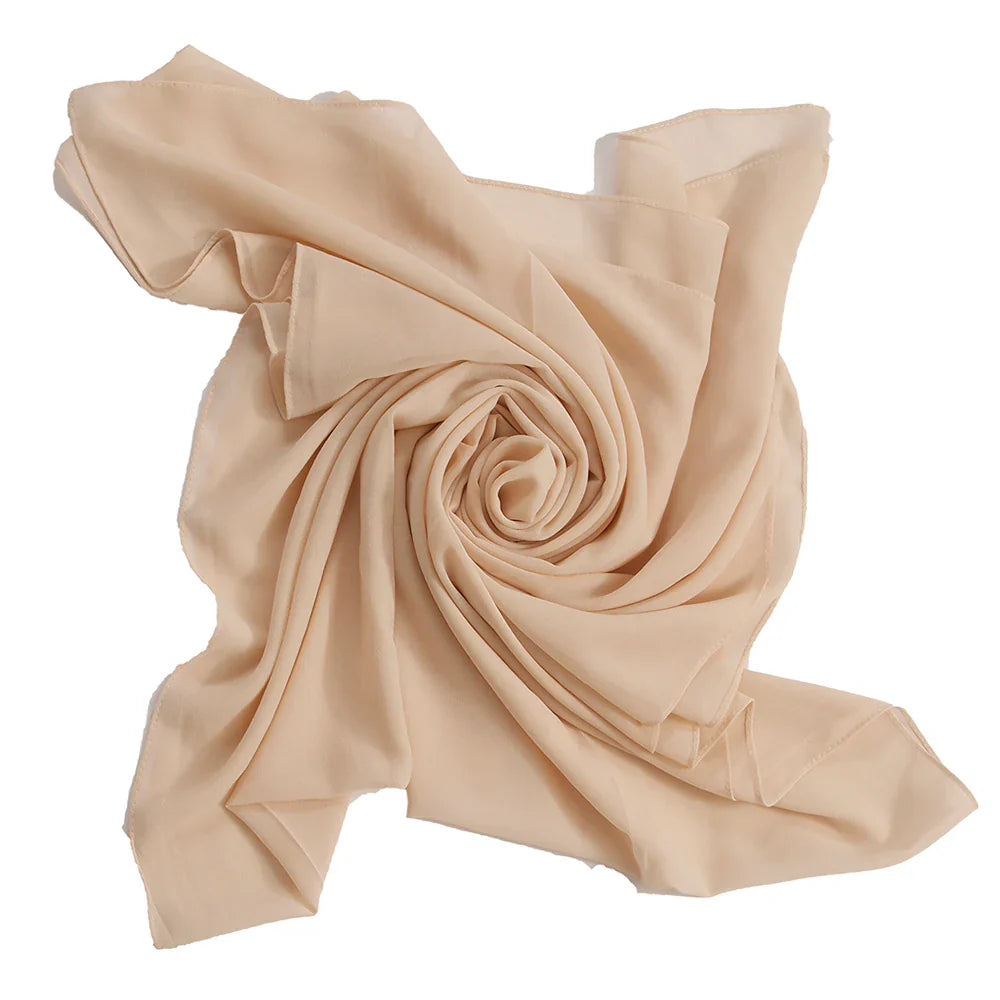 Sandy Chiffon Hijabs - Off White