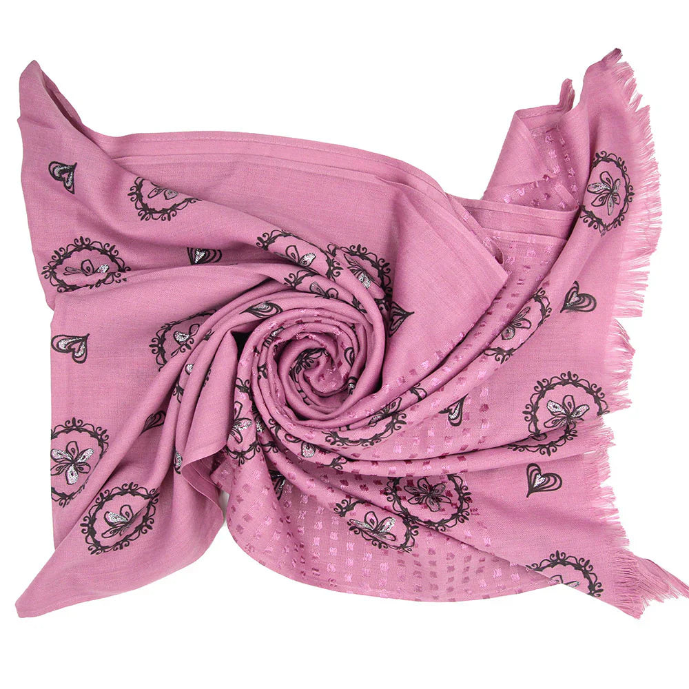 Elsa Turkish Linen HIjab - Pink