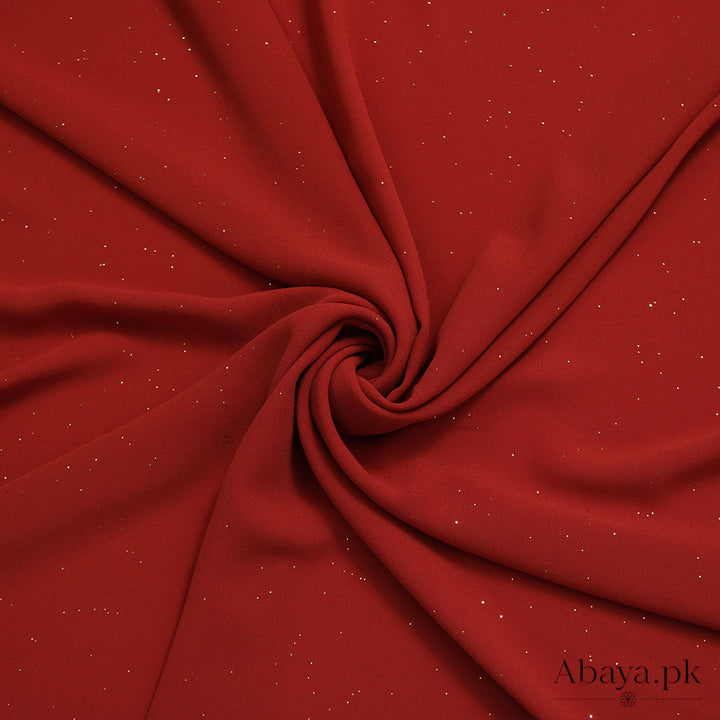 Gleam Chiffon Hijab - Rust