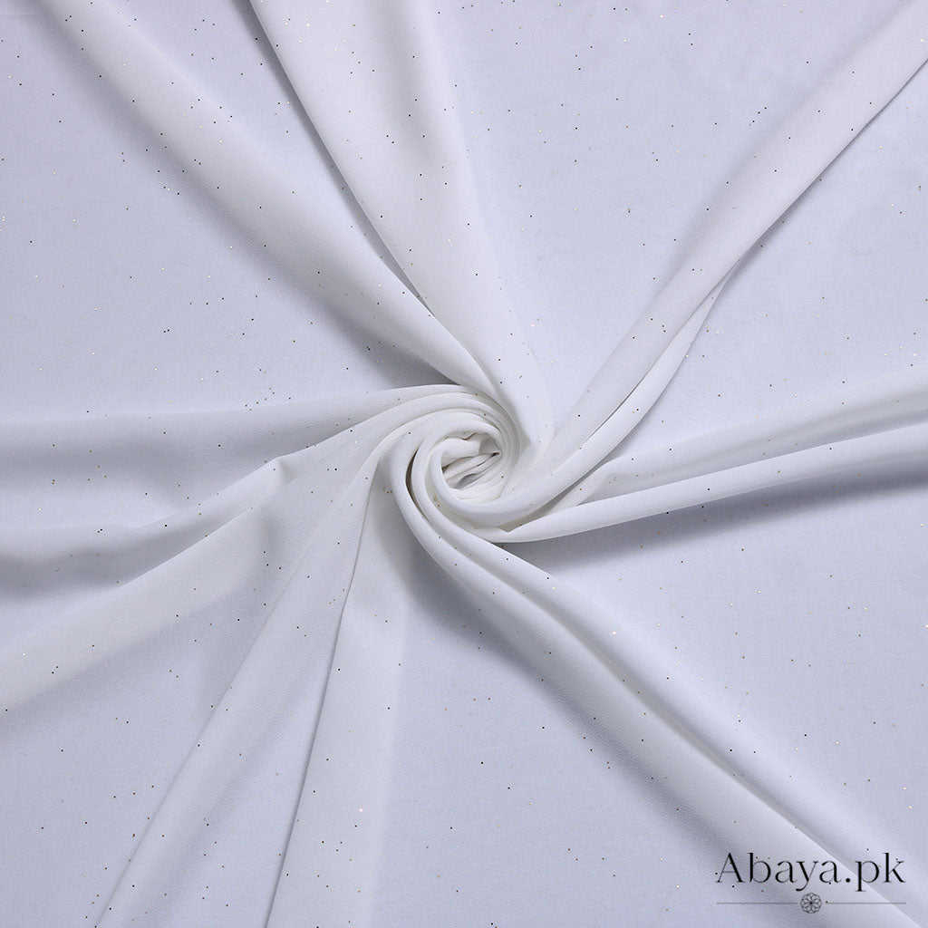 Gleam Chiffon Hijab - White