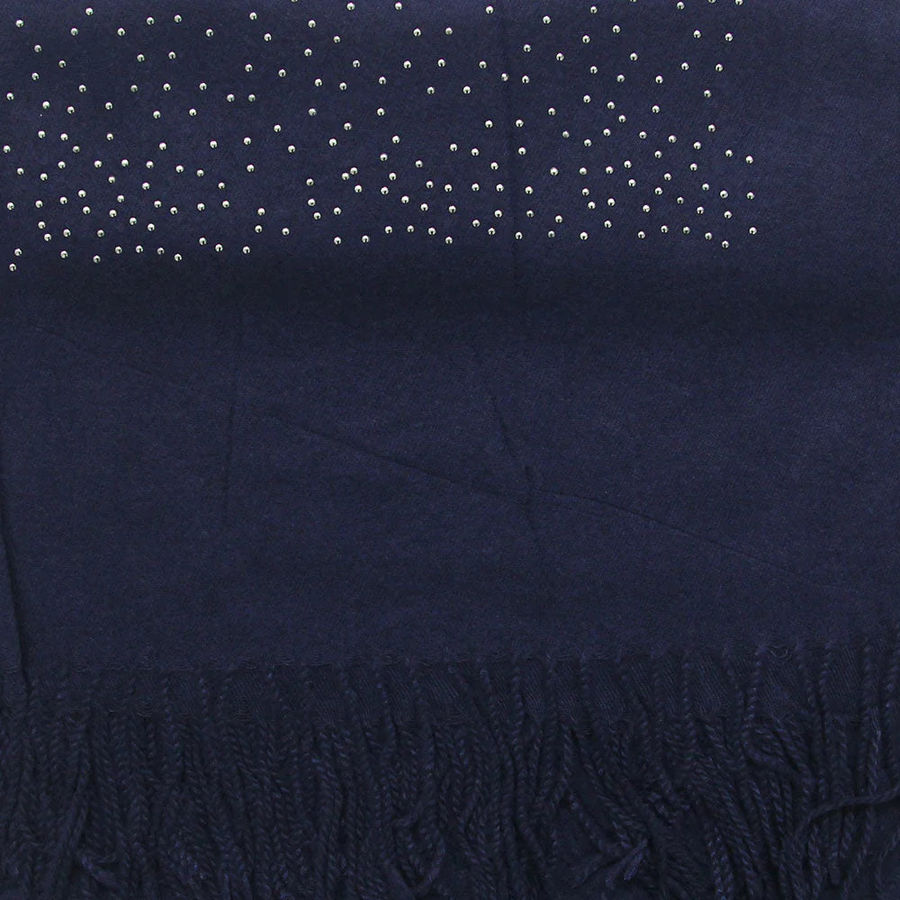 Sehar Wool Hijab - Navy Blue