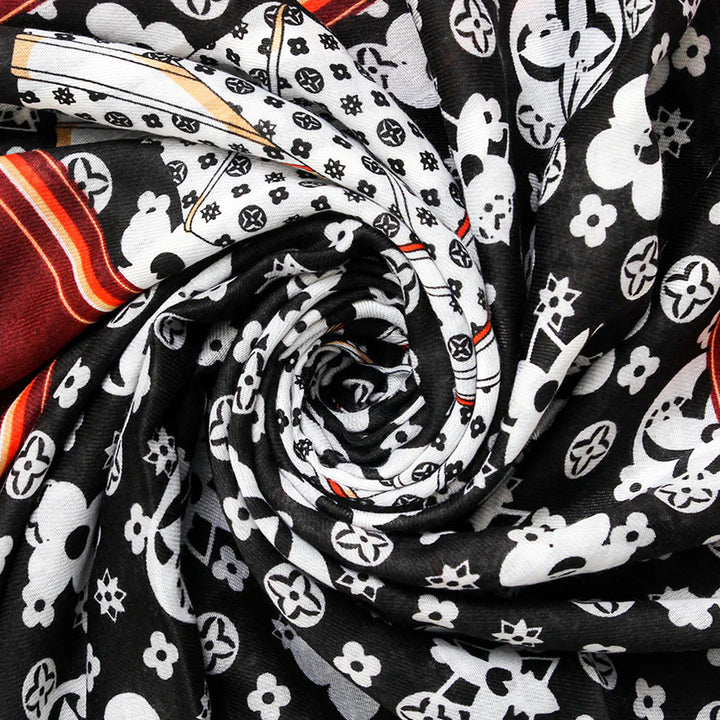 Nabiha Lawn Hijab - Maroon